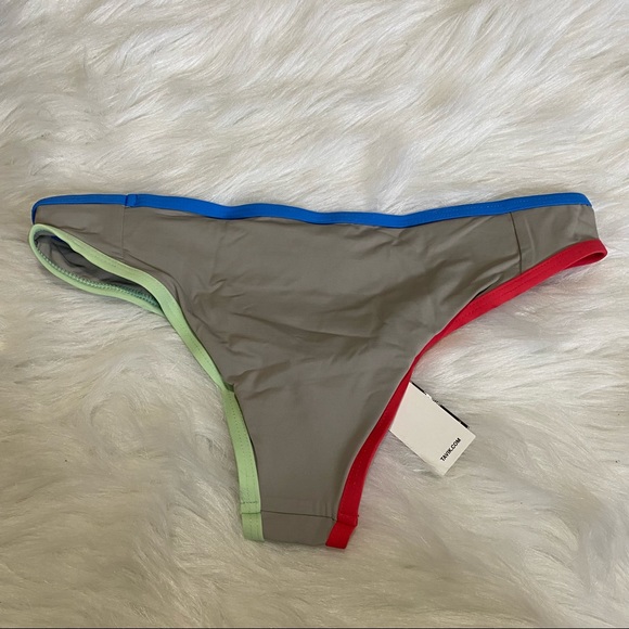Tavik Jayden Moderate Swim Bottom Color Block Sand Size Medium Full Coverage - Picture 3 of 6